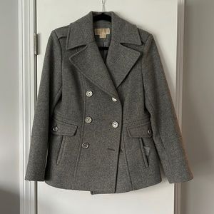 Michael Kors Gray pea coat